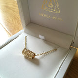 Karma Wheel Necklace solid 9ct gold by Andrea Mears