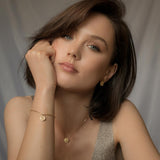 Queen Bee Earrings gold plated