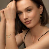 Athena Coin Necklace Gold