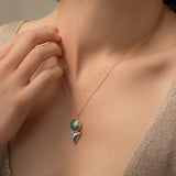 Cosmic Swarovski Pendant Silver