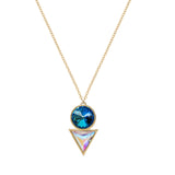 Cosmic Swarovski Pendant Gold Plated