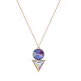 Cosmic Swarovski Pendant Gold Plated