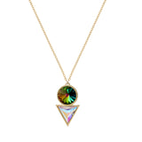 Cosmic Swarovski Pendant Gold Plated