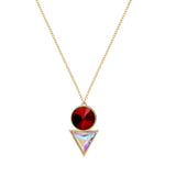 Cosmic Swarovski Pendant Gold Plated
