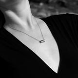 Karma Wheel Necklace Silver