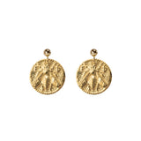 Queen Bee Earrings gold plated