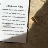 Karma Wheel Bracelet Gold Plated