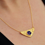 Triangulum Necklace Gold Plated