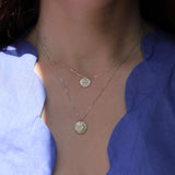 Athena Coin Necklace Gold