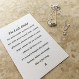 Little Shield Necklace Silver